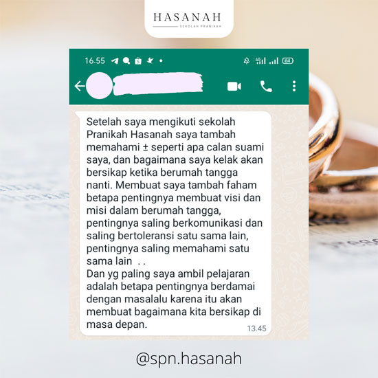 sekolah Testimini pranikah 2